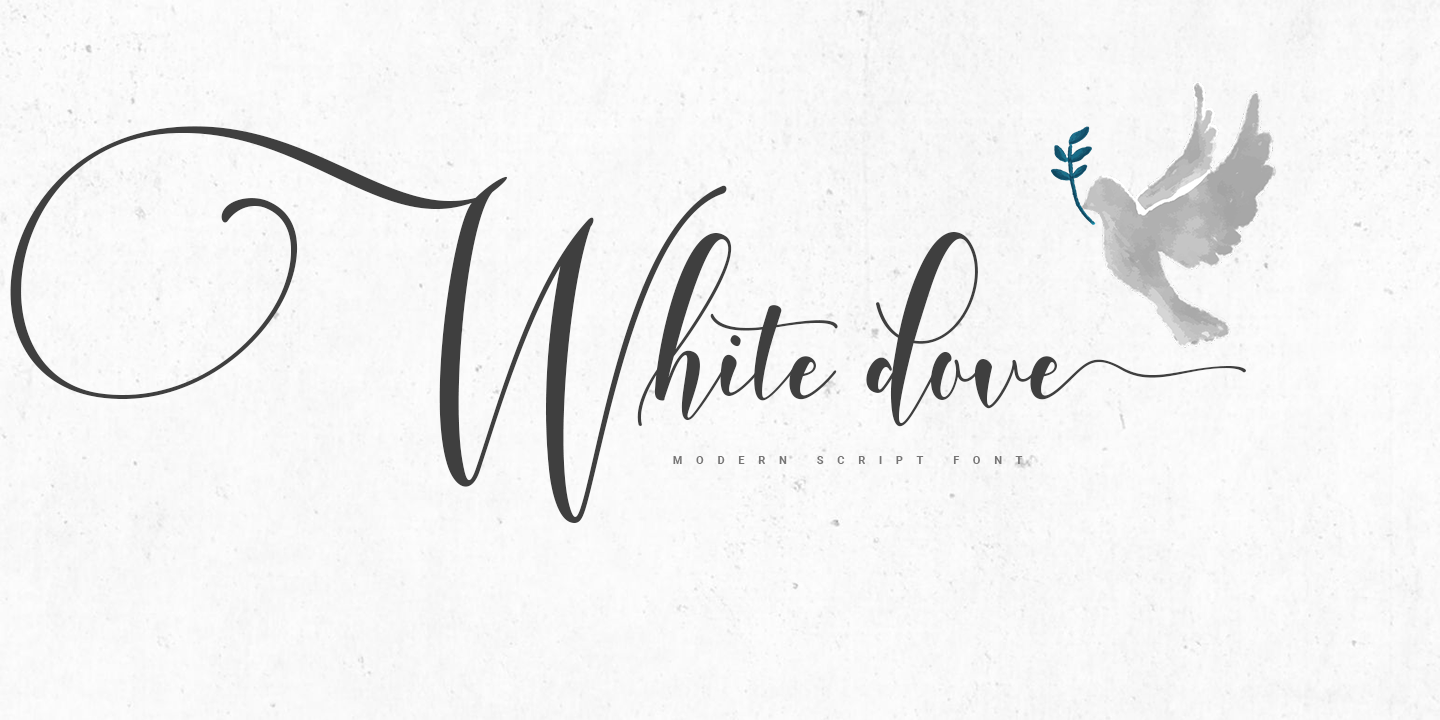 Schriftart White Dove Script